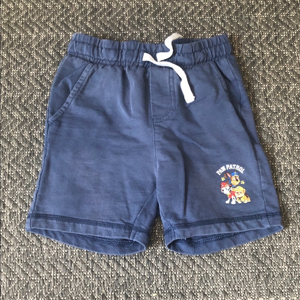 Nickelodeon Paw Patrol Navy Blue Kids Drawstring Shorts